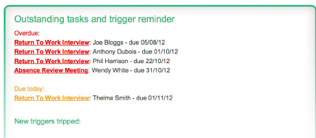 Engage automates absence management tasks and send reminders to managers
